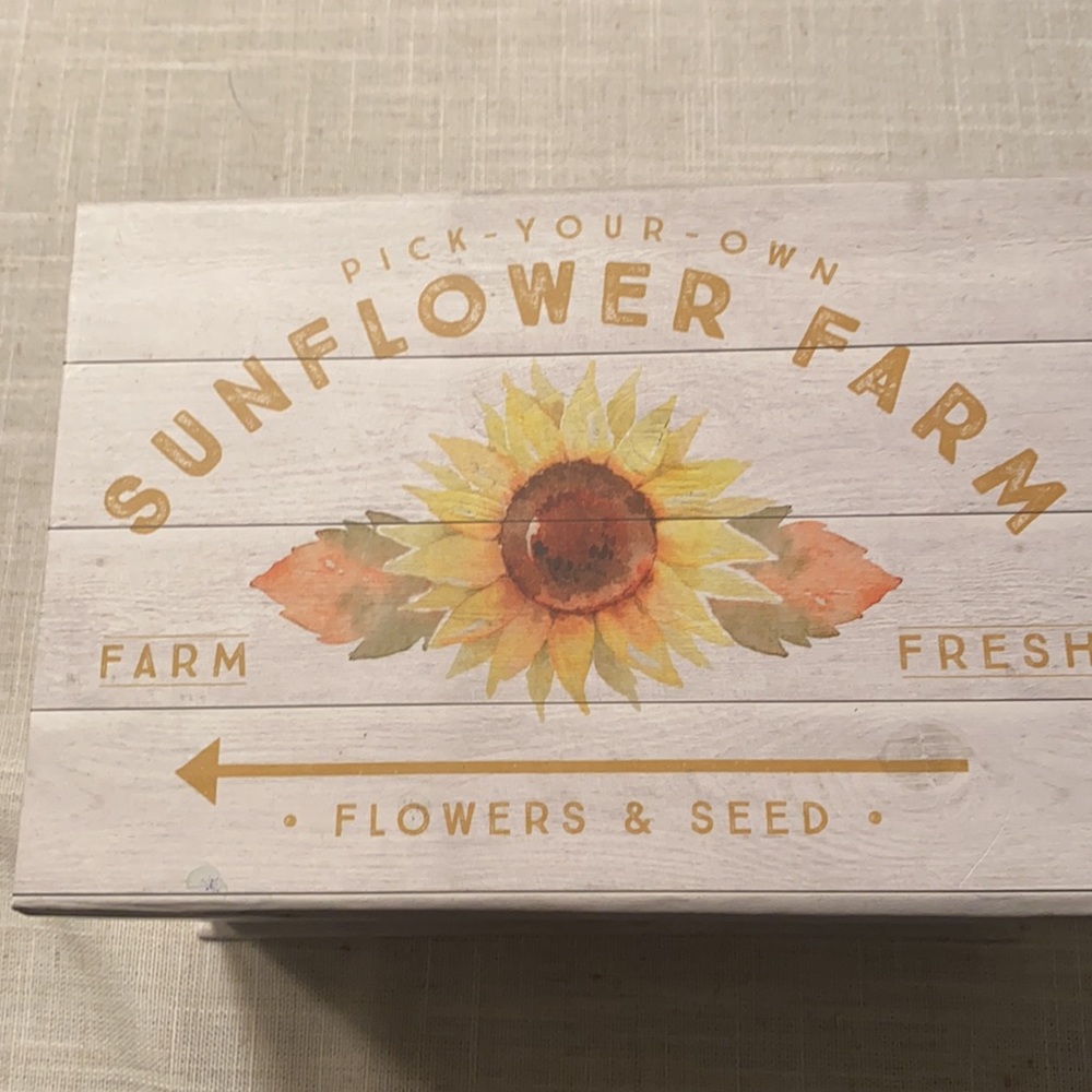 Sunflower Decorative Box